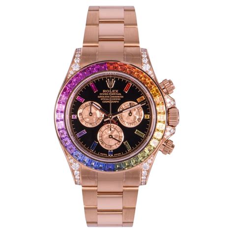 rolex damenuhr daytona regenbogenfarben|Rolex rainbow daytona.